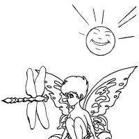 Desenhos para colorir Fadas