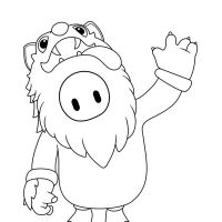Desenhos para colorir Fall Guys