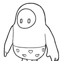 Desenhos para colorir Fall Guys