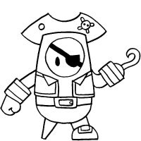 Desenhos para colorir Fall Guys