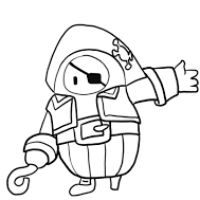 Desenhos para colorir Fall Guys
