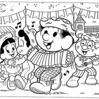 Desenhos para colorir Festa Junina