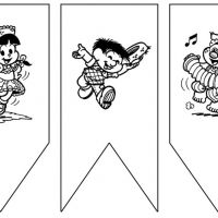 Desenhos para colorir Festa Junina