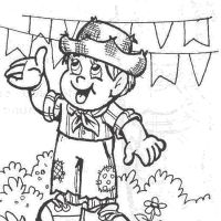 Desenhos para colorir Festa Junina