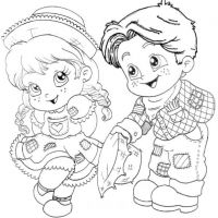 Desenhos para colorir Festa Junina