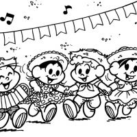 Desenhos para colorir Festa Junina