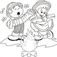 Desenhos para colorir Festa Junina
