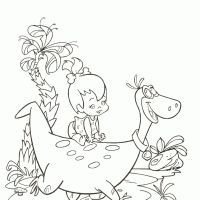 Desenhos para colorir Flintstones