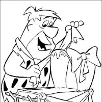 Desenhos para colorir Flintstones