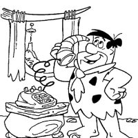 Desenhos para colorir Flintstones