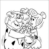Desenhos para colorir Flintstones