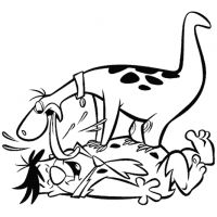 Desenhos para colorir Flintstones