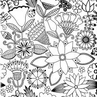 Desenhos para colorir Flores