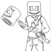 Desenhos para colorir Fortnite