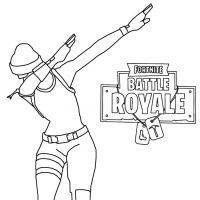 Desenhos para colorir Fortnite
