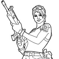 Desenhos para colorir Fortnite