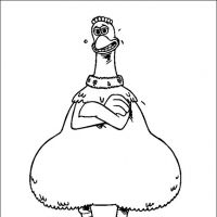 Desenhos para colorir Fuga das Galinhas