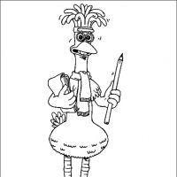 Desenhos para colorir Fuga das Galinhas