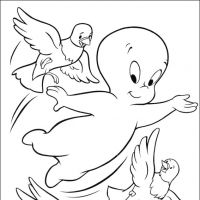 Desenhos para colorir Gasparzinho