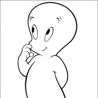 Desenhos para colorir Gasparzinho
