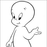 Desenhos para colorir Gasparzinho