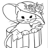 Desenhos para colorir Gatos