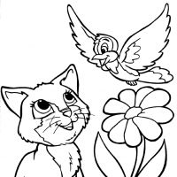 Desenhos para colorir Gatos