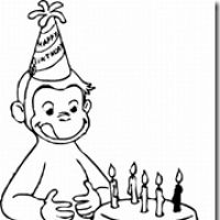 Desenhos para colorir George, o curioso