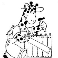 Desenhos para colorir Girafas