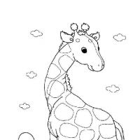 Desenhos para colorir Girafas