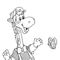 Desenhos para colorir Girafas