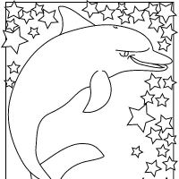 Desenhos para colorir Golfinhos
