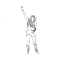 Desenhos para colorir Hannah Montana
