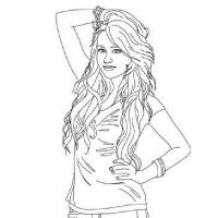 Desenhos para colorir Hannah Montana