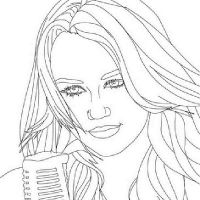 Desenhos para colorir Hannah Montana