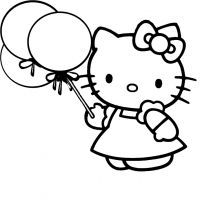 Desenhos para colorir Hello Kitty