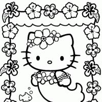 Desenhos para colorir Hello Kitty