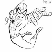 Desenhos para colorir Homem-Aranha