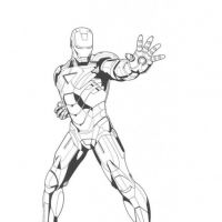 Desenhos para colorir Homem de Ferro
