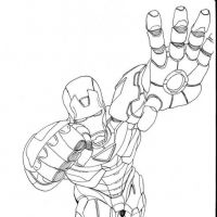 Desenhos para colorir Homem de Ferro