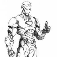 Desenhos para colorir Homem de Ferro