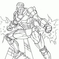 Desenhos para colorir Homem de Ferro