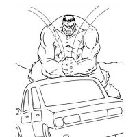 Desenhos para colorir Hulk