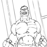 Desenhos para colorir Hulk