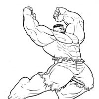 Desenhos para colorir Hulk