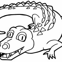 Desenhos para colorir Jacarés