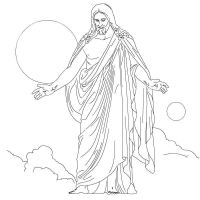 Desenhos para colorir Jesus