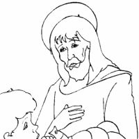 Desenhos para colorir Jesus