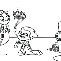 Desenhos para colorir Jovens Titans