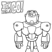 Desenhos para colorir Jovens Titans